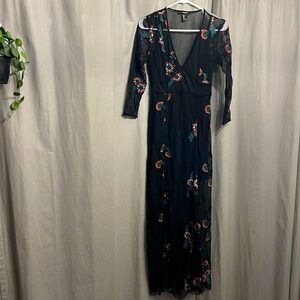 Tulle maxi dress